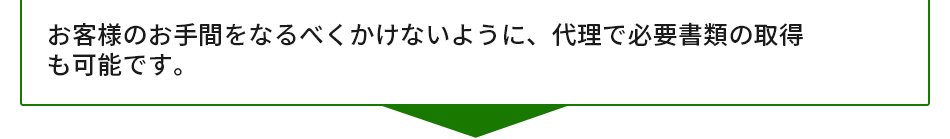 当事務所は必要書類を集めるのに追加料金はいただいておりません。